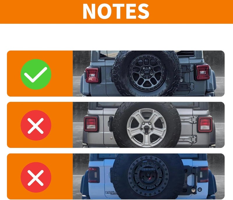 PDKLIN for Jeep JL Tail Light Cover Trim Panel for Jeep Wrangler JL JLU 2018-Present Orange Exterior Accessories 6pcs - Image 2